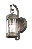 Настенный светильник Faro 1497-1W Favourite уличный IP44 коричневый 1 лампа, плафон прозрачный в стиле кантри классический E27
