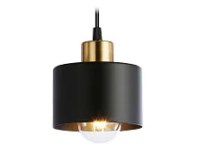 Светильник подвесной TR8113 Ambrella light чёрный 1 лампа, основание чёрное в стиле лофт 