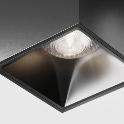 Светильник накладной Cover C065CL-L12B4K Maytoni чёрный 1 лампа, основание чёрное в стиле современный квадратный фото 5