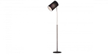 Торшер BRISTOL F893.1 Lucia Tucci  коричневый 1 лампа, основание хром в стиле современный

