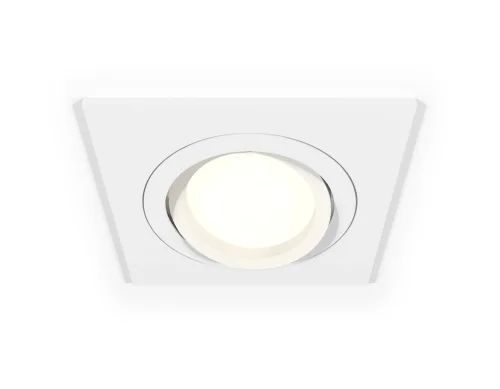 Светильник точечный Techno Spot XC XC7631080 Ambrella light белый 1 лампа, основание белое в стиле современный хай-тек квадратный