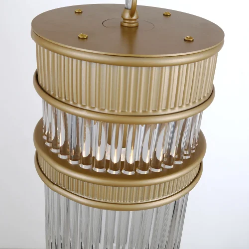 Светильник подвесной Turris 4200-1P Favourite прозрачный 1 лампа, основание матовое золото в стиле классический  фото 5