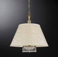 Люстра подвесная  L 6403/50 Reccagni Angelo бежевая на 3 лампы, основание античное бронза в стиле классический 