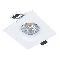 Светильник точечный LED Saliceto 98473 Eglo белый 1 лампа, основание белое в стиле современный 