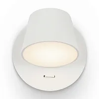 Бра с выключателем LED Pixel MOD421WL-L6W3K Maytoni белый 1 лампа, основание белое в стиле  