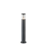Парковый светильник TRONCO PT1 H80 ANTRACITE Ideal Lux уличный IP44 чёрный серый 1 лампа, плафон прозрачный в стиле современный E27