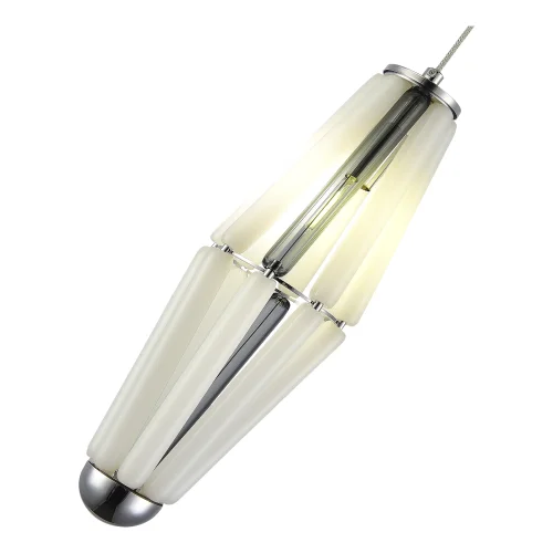 Светильник подвесной Ciara SL1242.153.01 ST-Luce белый 1 лампа, основание хром в стиле арт-деко  фото 3