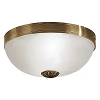 Люстра потолочная IMPERIAL 82741 Eglo белая на 2 лампы, основание коричневое бронзовое в стиле классический 