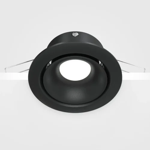 Светильник точечный Yin DL030-2-01B Maytoni чёрный 1 лампа, основание чёрное в стиле современный  фото 4