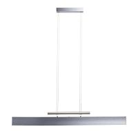 Светильник подвесной LED Ральф 675013703 DeMarkt серый 1 лампа, основание серое в стиле хай-тек линейный