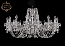 Люстра подвесная хрустальная 11.26.16.360.Cr.B Bohemia Art Classic прозрачная на 16 ламп, основание хром в стиле классический Люстра подвесная хрустальная 11.26.16.360.Cr.B Bohemia Art Classic прозрачная на 16 ламп, основание хром в стиле классический