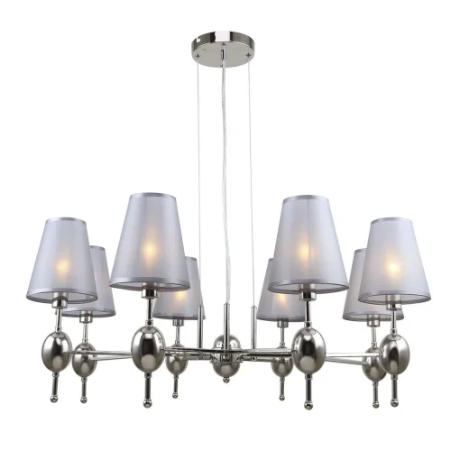 Люстра подвесная Elegy 2106/8S Escada серая на 8 ламп, основание никель в стиле современный  фото 5