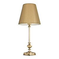 Настольная лампа Rossano ROS-LG-1(P/A) Kutek золотая 1 лампа, основание бронзовое металл в стиле классический 