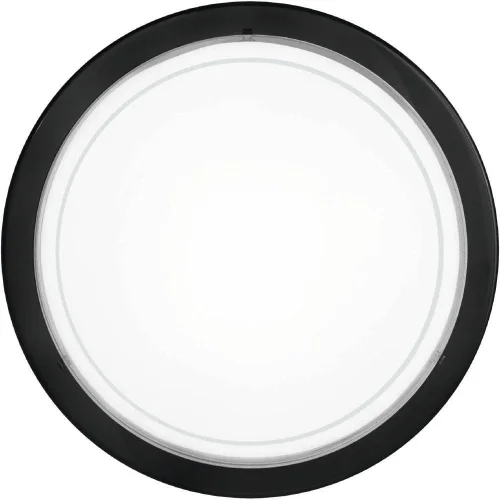 Светильник потолочный PLANET 1 83159 Eglo белый 1 лампа, основание чёрное в стиле минимализм современный 