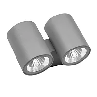 Настенный светильник LED Paro 352692 Lightstar уличный IP65 серый 4 лампы, плафон серый в стиле хай-тек LED