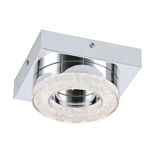 Светильник потолочный LED FRADELO 95662 Eglo прозрачный хром серый 1 лампа, основание хром серое в стиле современный минимализм 