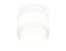 Светильник накладной XS8431001 Ambrella light белый 1 лампа, основание белое в стиле хай-тек круглый