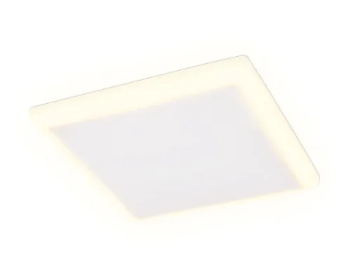 Светильник точечный LED Downlight DCR331 Ambrella light белый 1 лампа, основание белое в стиле современный хай-тек квадратный фото 10