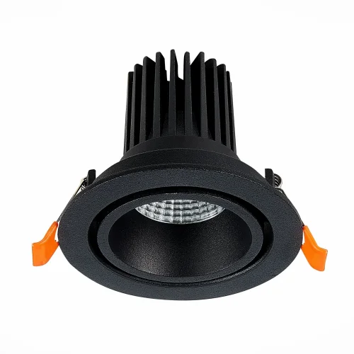 Светильник точечный LED St705 ST705.438.10 ST-Luce чёрный 1 лампа, основание чёрное в стиле хай-тек  фото 3