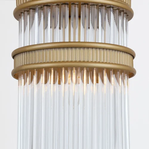 Светильник подвесной Turris 4200-1P Favourite прозрачный 1 лампа, основание матовое золото в стиле классический  фото 6