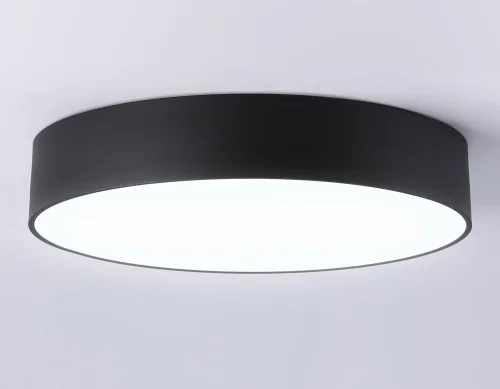 Светильник потолочный LED Air Alum FV5534 Ambrella light чёрный 1 лампа, основание чёрное в стиле современный хай-тек  фото 3