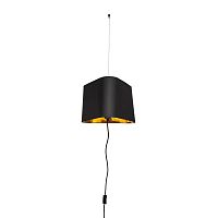 Светильник подвесной в розетку LOFT1167F-BL LOFT IT чёрный 1 лампа, основание чёрное в стиле модерн 