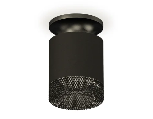 Светильник накладной XS7402064 Ambrella light чёрный 1 лампа, основание чёрное в стиле хай-тек современный круглый фото 2