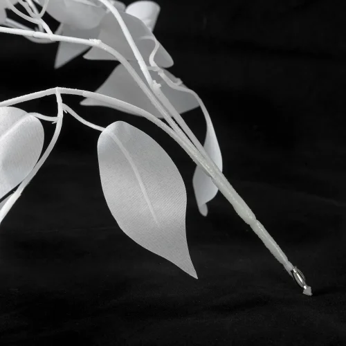 Люстра потолочная Idaho GRLSP-0199 Lussole белая на 4 лампы, основание хром в стиле современный  фото 8