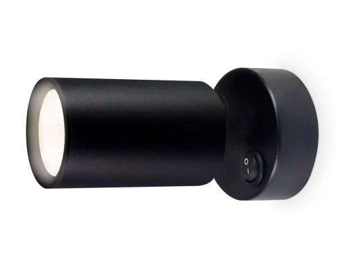Спот с 1 лампой TA1292 Ambrella light чёрный GU10 в стиле хай-тек минимализм  фото 2