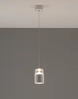 Светильник подвесной LED Rinna V10865-PL Moderli прозрачный 1 лампа, основание белое в стиле модерн 