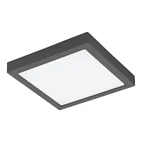 Потолочный светильник LED Argolis 98174 Eglo уличный IP44 чёрный 1 лампа, плафон белый в стиле современный LED