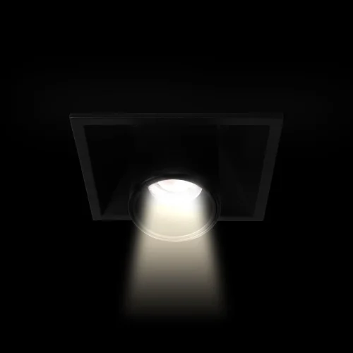 Светильник точечный LED Lens 10322/B Black LOFT IT чёрный 1 лампа, основание чёрное в стиле современный хай-тек квадратный фото 2