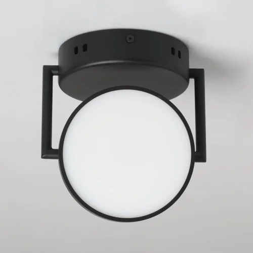 Светильник потолочный LED с пультом Гэлэкси 632017501 DeMarkt чёрный 1 лампа, основание чёрное в стиле хай-тек с пультом фото 5