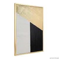 Комплект из 2х картин Roberval 423035 Eglo, цвет - золотой / черный, материал - пластик / холст, купить с доставкой по Москве и России.