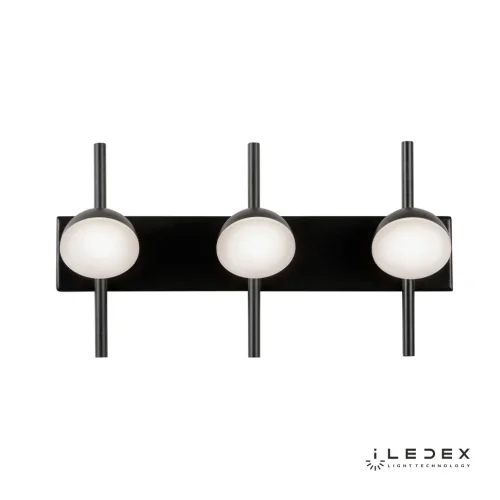 Бра LED Inefable X088209 9W BK iLedex чёрный белый на 1 лампа, основание чёрное в стиле современный хай-тек  фото 2
