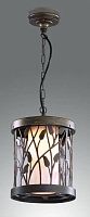 Подвесной светильник LAGRA 2287/1 Odeon Light уличный IP44 коричневый 1 лампа, плафон белый в стиле современный E27