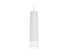 Светильник подвесной LED TN250 Ambrella light белый 1 лампа, основание белое в стиле современный трубочки
