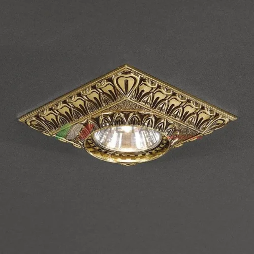Светильник точечный SPOT 1083 ORO Reccagni Angelo золотой 1 лампа, основание золотое в стиле классический 