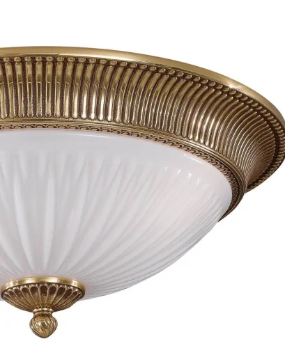 Люстра потолочная  PL 9370/4 Reccagni Angelo белая на 4 лампы, основание золотое в стиле классика  фото 2