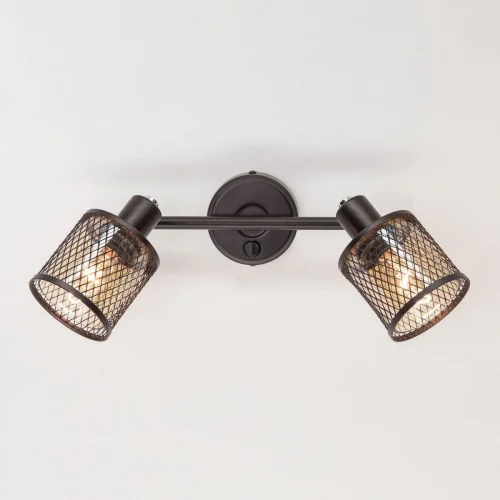 Спот с 2 лампами Робин CL535625 Citilux янтарный коричневый венге бежевый E14 в стиле современный 