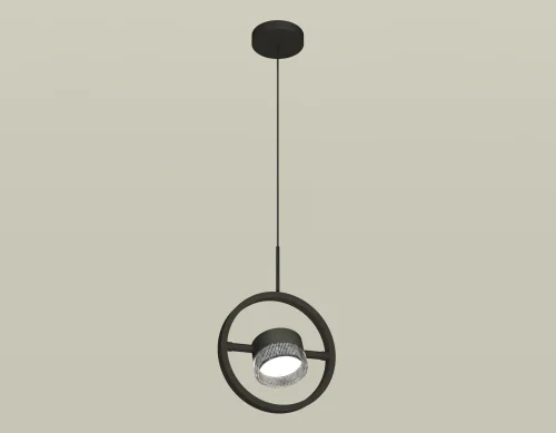 Светильник подвесной XB9112150 Ambrella light чёрный 1 лампа, основание чёрное в стиле современный хай-тек 