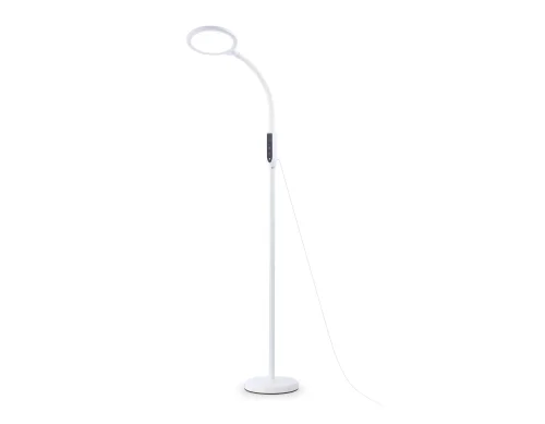 Торшер LED TR97701 Ambrella light  белый 1 лампа, основание белое в стиле современный
