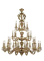 Люстра подвесная Estrada E 1.1.36.600 G Dio D'Arte без плафона на 36 ламп, основание золотое в стиле современный Люстра подвесная Estrada E 1.1.36.600 G Dio D'Arte без плафона на 36 ламп, основание золотое в стиле современный