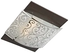 Светильник потолочный 633-722-03 Velante белый 3 лампы, основание коричневое в стиле классический 