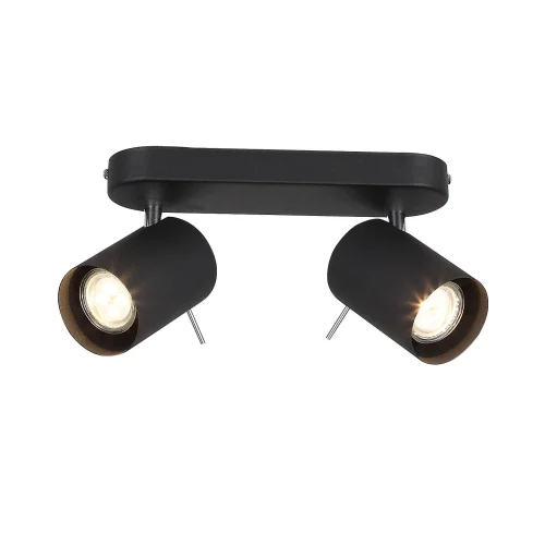Спот с 2 лампами FANALE SL597.401.02 ST-Luce чёрный GU10 в стиле современный 