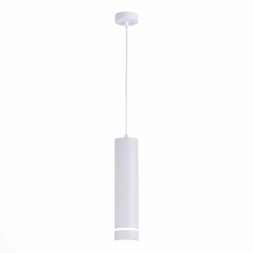 Светильник подвесной LED ST115.543.12 ST-Luce белый 1 лампа, основание белое в стиле хай-тек современный трубочки