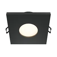 Светильник точечный Stark DL083-01-GU10-SQ-B Maytoni чёрный 1 лампа, основание чёрное в стиле модерн хай-тек 