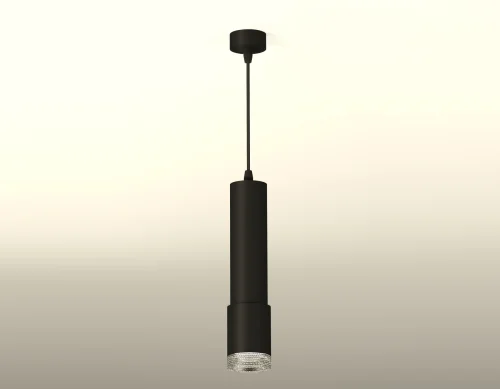 Светильник подвесной XP7422001 Ambrella light чёрный 1 лампа, основание чёрное в стиле хай-тек современный трубочки фото 3