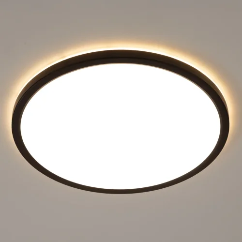 Светильник потолочный RGB LED с пультом Basic Line CL738321EL Citilux белый 1 лампа, основание чёрное в стиле современный хай-тек с пультом фото 6