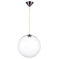 Светильник подвесной LED Sferetta 801020 Lightstar прозрачный 1 лампа, основание бордовое коричневое в стиле минимализм 